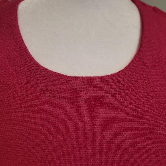 Ann Taylor Factory Pink Knit Short Sleeve Dress - Picture 3 of 5